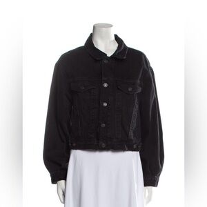 Agolde Charli Black Denim Jacket